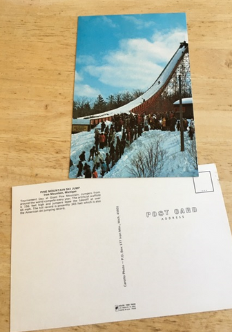 Pine Mountain Ski Jump - Post Card